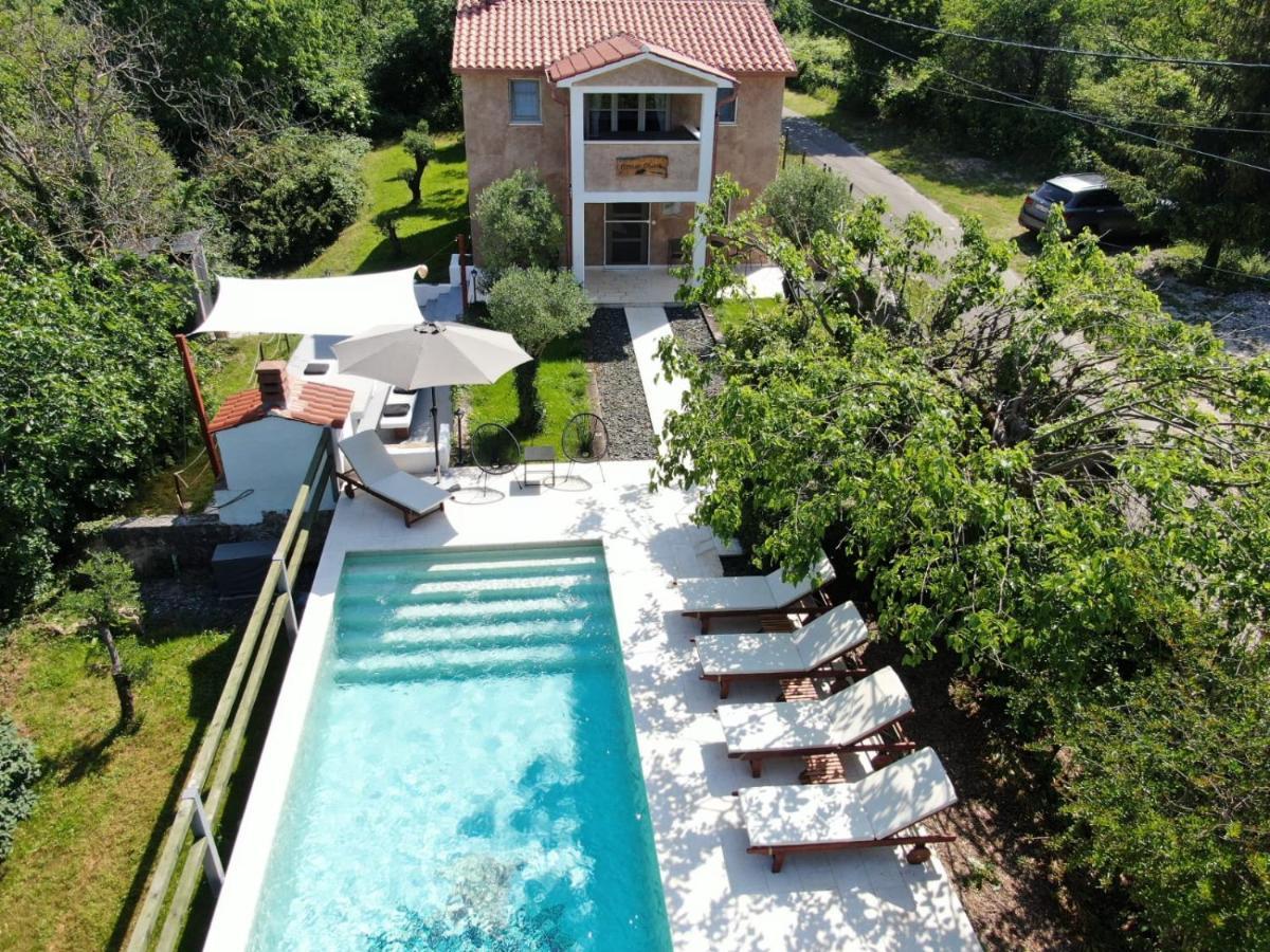 Wellness House Oliva With Heated Salt Water Pool, Sauna & Jakuzzi Labin  Buitenkant foto